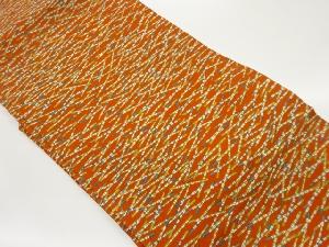 縮緬地笛尽くし模様名古屋帯